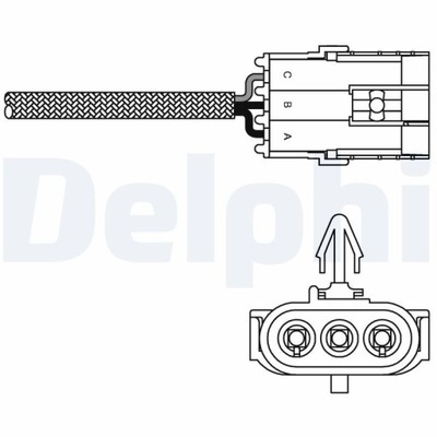 DELPHI SONDA LAMBDA RENAULT CLIO 1,2 96-  