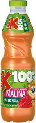 100% Sok Jabłko Marchew Malina 850 ml Kubuś