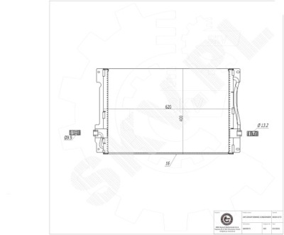 Радіатор кондиціонера 9171271 фото №1