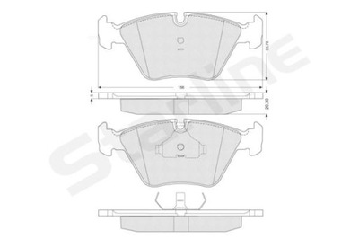 TRINKELĖS STABDŽIŲ BMW M3/ M5/ 518/520/ 524/ 525/ 530/ 535/ 540/ 710/ 735/ 74 