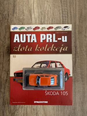 Skoda 105 kultowe auta PRL Złota Kolekcja