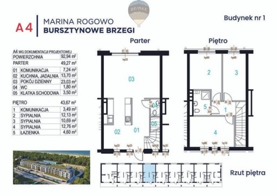 Dom, Rogowo, Trzebiatów (gm.), 93 m²