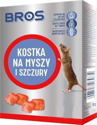 Kostka na myszy i szczury BROS 250g