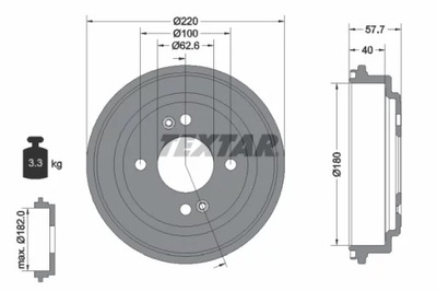 TEXTAR 94047000 BEBEN BRAKE  