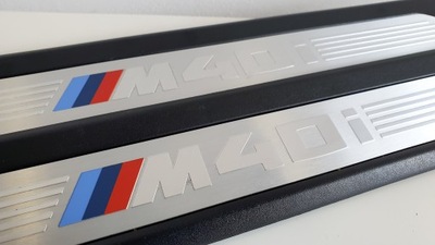 Bmw x3 g01 накладки пороговые внутреннее m40i фото №1