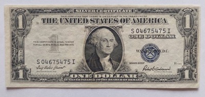 banknot 1 dolar 1935F Silver Certificate USA