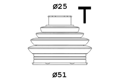 SASIC PROTECCIÓN DE MUÑÓN DE DIRECCIÓN PARTE TRASERA ZEWNATRZ AUDI A1 A3 Q2 Q3 TT SEAT ALTEA XL  