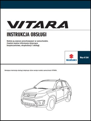 SUZUKI VITARA INSTRUKCJA OBSŁUGI 2015-2019 POLSKA.