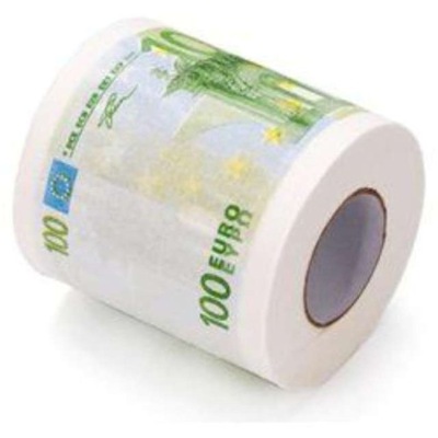 Papier toaletowy 100 Euro XL podcieraj się kasą