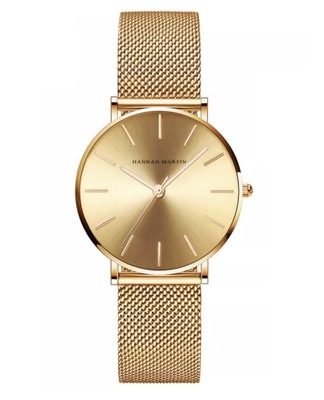 Zegarek damski kolor prawdziwego złota truegold