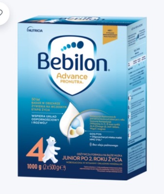 Mleko modyfikowane Bebilon Advance 4 Junior 1000g