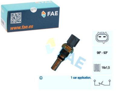 Вимикач термічний вентилятора fae фото №1