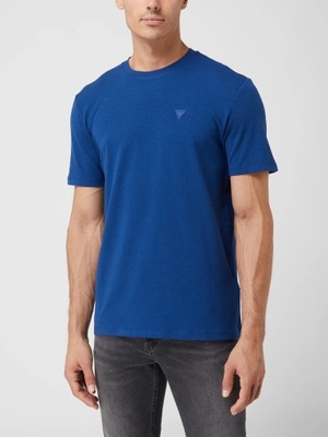 Guess koszulka T-shirt niebieska z nadrukiem M