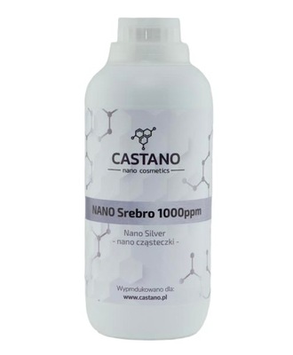 Srebro Koloidalne Nano niejonowe 1000ppm 1000 ml