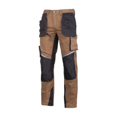 LAHTI PRO PANTALONES ROBOCZE BROWN/BLACK Z KIESZENIAMI KABUROWYMI L4052203  