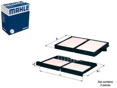 MAHLE FILTRAS KABINOS - VĖDINIMO VIETOS PASAZE 