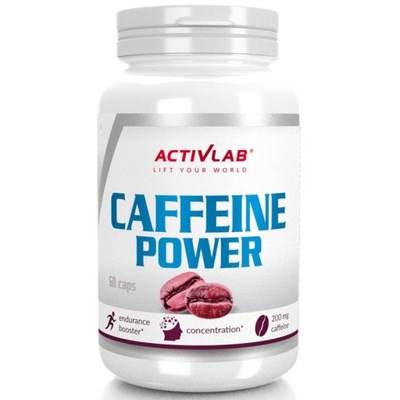 Suplement Kofeina Activlab Caffeine Power 60kaps