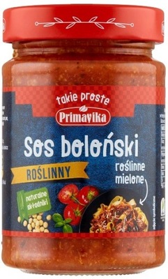 PRIMAVIKA Roślinny Sos Boloński 300 g