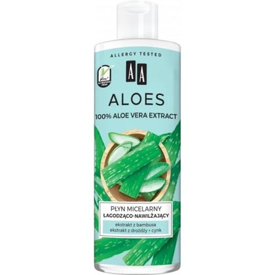 AA Aloes 100% płyn micelarny łagodząco-nawilżający