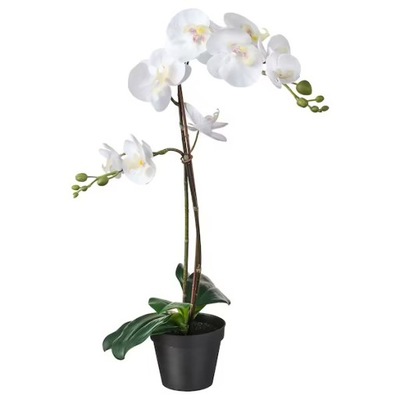 Fejka sztuczna roślina orchidea storczyk IKEA