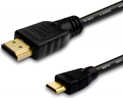 Kabel HDMI Mini HDMI 1.5m czarny (SAVIOCL09)