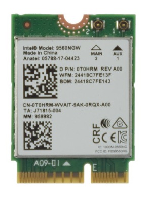 Karta Modem WIFI Intel Wireless-AC 9560 9560NGW D P/N 0T0HRM DELL