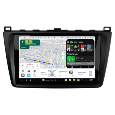 Radio Nawigacja Android 13 Mazda 6 GH II 2007-2012 DUDU7 12/256 2K QLED