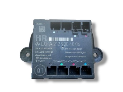 Mercedes-benz glk x204 2009 блок керування / модуль двері фото №1