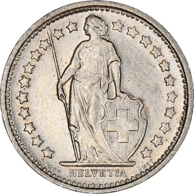 Moneta, Szwajcaria, 1/2 Franc, 1974, Bern, MS(60-6
