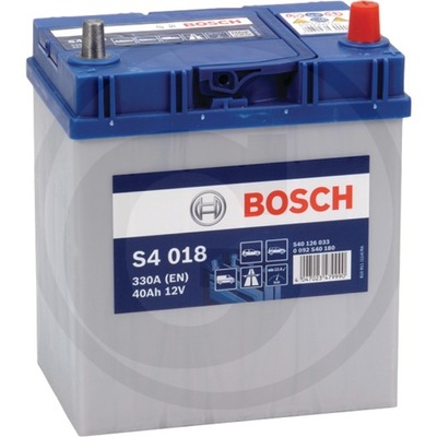 АККУМУЛЯТОР BOSCH S4 018 12V 40AH SLI