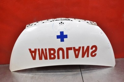 Капот кришка двигуна білий renault trafic 3 iii 14-21 фото №1