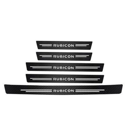 5 STICKER NA SILL CAR DO JEEP RUBICON  