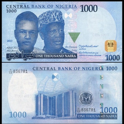 Nigeria 1000 Naira 2023 P-49b.2 UNC