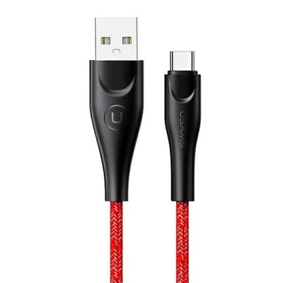 USAMS Kabel pleciony USB do USB-C 2m 2A