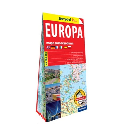 Europa mapa samochodowa ExpressMap Polska