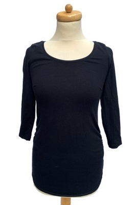Bluzka H&M Mama Koszulka Ciążowa S 36 Czarna