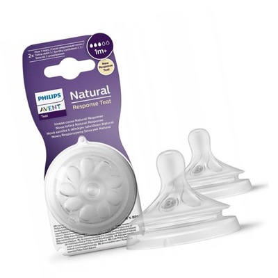 Avent Smoczek Natural Response 1m+ 2 szt