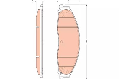 ZAPATAS HAM. CADILLAC P. CTS 2,8 05-07  