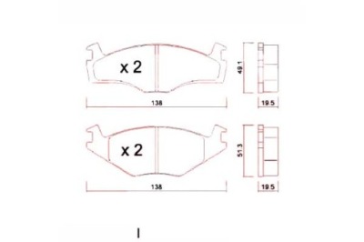 Гальмівні колодки гальмівні zimmermann 171698151f 191698151d фото №1