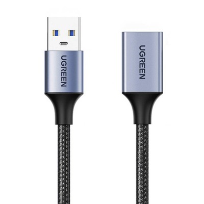UGREEN US115 Przedłużacz USB 3.O, męski USB do żeński USB, 0,5m (czarny)