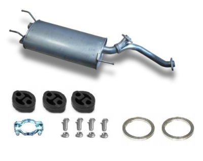 Toyota land cruiser 4.7 v8 98-07 гаситель средний фото №1