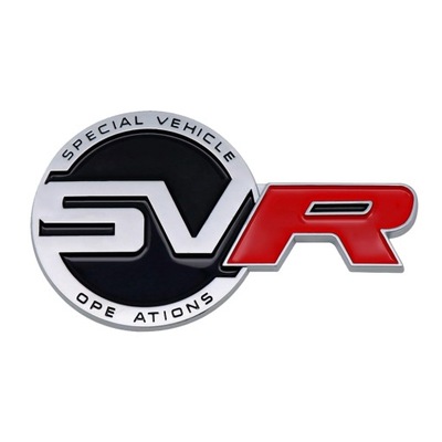 PLÁSTICA PEGADURA CON INSCRIPCIÓN SVR PARA LAND ROVER RANGE ROVER EVOQUE VELAR  