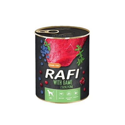 Mokra karma Rafi dziczyzna 0,8 kg