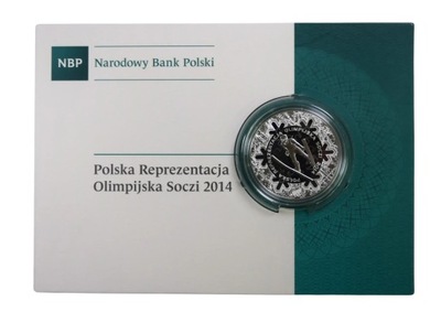 10 zł 2014 Polska Reprezentacja Olimpijska Soczi - srebrna moneta kolekcjon