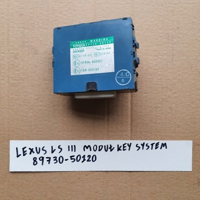 LEXUS LS III МОДУЛЬ KEY СИСТЕМА 89730-50120