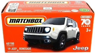 '19 JEEP RENEGADE autko MATCHBOX