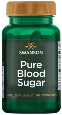 Swanson Pure Blood Sugar 60kaps. Berberyna Chrom Odchudzanie Poziom cukru