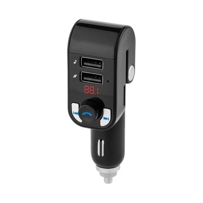 URZ0466 TRANSMITER AUTOMOBILINIS Z FUNKCJA BLUETOOTH (2 LIZDO USB) 