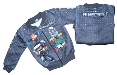 Bluza bawełna Minecraft 116cm