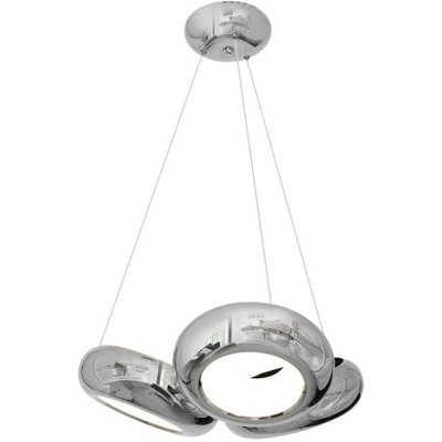 LAMPA SUFITOWA WISZĄCA LED NOWOCZESNA CHROM SALON
